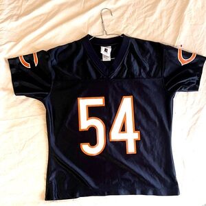 Chicago Bears Brian Urlacher womens v-neck jersey size small polyester NFL brand